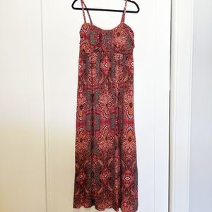 Colourful Mandala Print Maxi